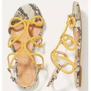 Anthropologie Vicenza Serena Beaded Slingback Sandals
